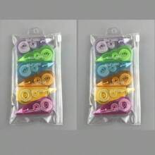 6pcs Letter Graphic Mini Correction Tape, Creative Portable Whiteout Correction Tape For School Student, Office Back To School
