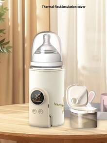 Rechargeable Constant Temperature Milk Bottle Warmer Set, Smart Temperature Control, Portable Breastmilk Warmer For Outdoor And Home Use
