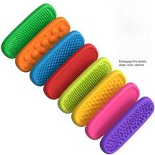 [Đồ chơi thư giãn Fidget] Đồ chơi cảm giác Fidget NESLGENC gói 4/8/16 | Đồ chơi thư giãn có giác hút, silicon bền, 6 màu sắc rực rỡ giúp thư giãn, giảm căng thẳng và lo âu - Nhiều màu - Xem 14