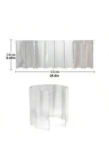 可折叠野营炉挡风板，适用于户外露营 - 10 块铝板野营炊具挡风板，适用于炉子 - 带便携包的折叠挡风板，适用于露营配件 - 彩色 - 查看 13