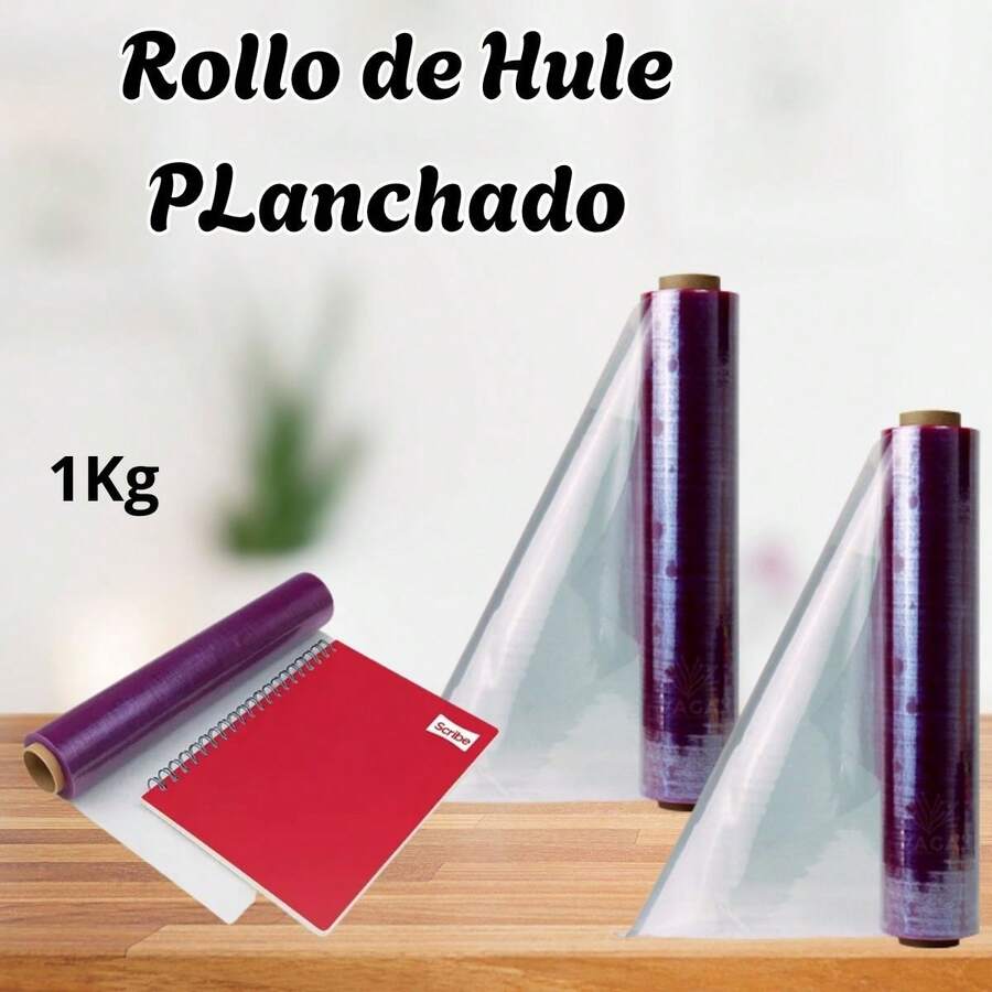 Rollo De Hule Cistal Planchado 1 kg - Morado - Ver 1