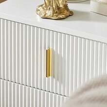 SoBuy FBT115-W Bedside Table With 2 Drawers For Box Spring Bed, Sofa Table, Side Table, Telephone Table, Nightstand, White W X H X D Approx.: 40 X 47 X 40 Cm - White - View 8