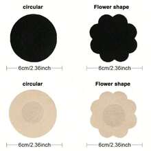 10/30/50/100Pcs Cloth Nipple Cover Teat Hide Women Nipple Pasties Piece Breast Petals Invisible Bra Padding Chest Sticker Patch Covers - Multicolor - View 9