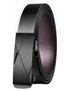 Men's Belt Business Belt Automatic Buckle Fashion Belt Jeans Belt PU Leather Quality Belt Suitable For Teen Summer Casual Outdoor Athletic Or Vacation Travel Or