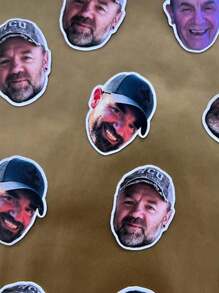 1/10/25/50/100/150定制脸贴，个性脸贴，肖像贴，肖像和宠物均可定制，水瓶贴，个性化礼物，单身派对装饰，派对装饰，婚礼装饰，生日装饰