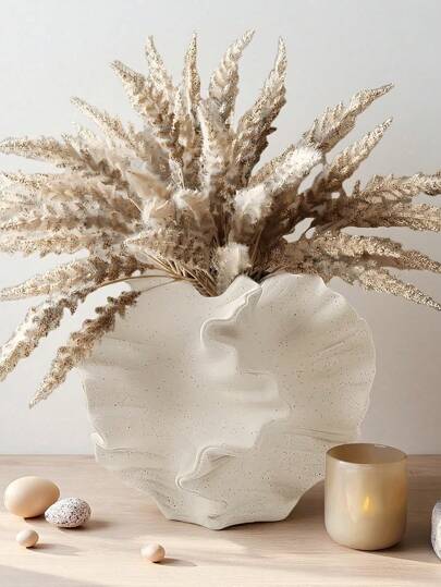 Moderne Minimalist Creative Resin Vase ation, Living Room Foyer TV Cabinet, Office Desktop Home Vase, Verlichting Luxe High End Artistic Flower Pot, Wabi Sabi Tea Tafel Cabinet ation Glass