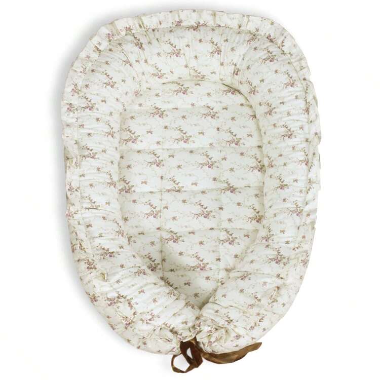 Soft 100% Cotton Plain Or Printed Baby Sleeping Nest - 花銹病 - 查看 2