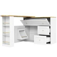 Slide Out Organizer - White + MDF+Metal - View 7