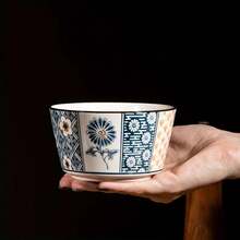 4pcs Ceramic Bowls, Japanese Small Ceramic Bowls, Hand-Painted Glaze Technology, High Temperature Firing, Bright Color, Crack Resistance, Suitable For Eating Rice, Salad, Congee. Desserts, Ice Cream, Etc. Are Used For Dishes, Dipping Sauces, Snacks, Noodles, Ovens, Etc.