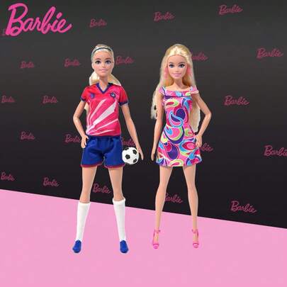Mattel 1 pieza Barbie con licencia oficial, de estilo fresco y elegante. Barbie princesa dinámica y enérgica de deportes de viento para fomentar la moda deportiva y el estilo dulce. Barbie que acompaña el crecimiento y agrega alegría a las fiestas, enfocada en estimular la imaginación con una exquisita artesanía y una autorización genuina, ideal para fiestas de cumpleaños, reuniones familiares y Navidad.