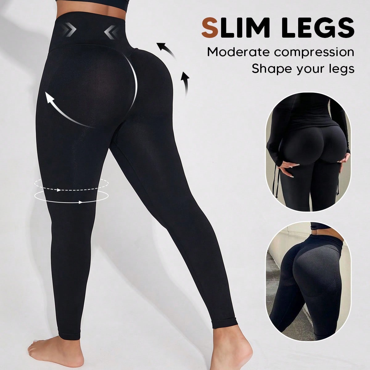 Leggings moldeadores sin costuras de cintura alta para mujer, con compresión suave para control del abdomen, adecuados para el Día de San Valentín,