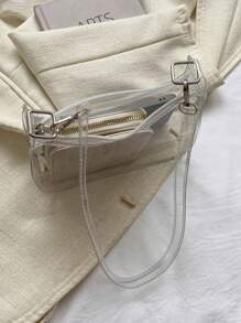 透明单肩包，音乐会认证透明包，男女通用运动赛事 PVC 手提包