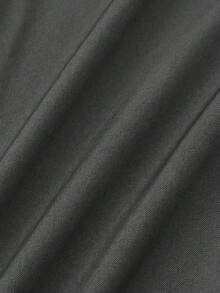 EARO 女士时尚宽松束腰优雅新款休闲阔腿裤，适合日常穿着和通勤，配有腰带环和松紧腰设计，秋冬 - 灰色 - 查看 7