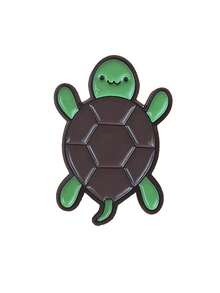 1pc Dinosaur, Turtle, Seahorse Element Pins/Pins For Backpack, Fun And Cute Pin/Button Pins, This Brooch Widely Used For Various Fashion Outfits, Bag Charms