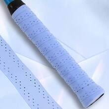 10pcs Tennis Racket Grip Tape - Non-Slip Perforated Surface, Suitable For Tennis Rackets, Tools, Sports Equipment - Multipurpose Sports Tape (10 Sheets) - Ideal Gift For Players, Racket Handle Wrap, High Grip Material, Essential For Fitness Enthusiasts, Vibrant Colors