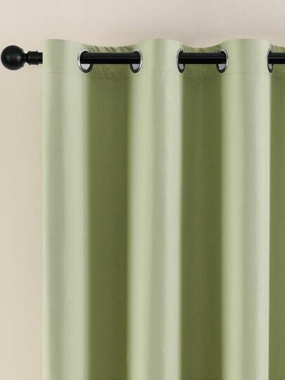 2pcs Full Blackout Curtains, Lightweight Style Curtains For Living Room, Bedroom, Balcony, Bathroom - Modern Style Grommet Top Curtains, Fashionable Blackout Curtains, All Season Polyester Woven, Cordless