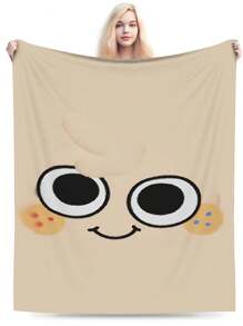 Goob Dandy Worlds Flannel Blanket For Girls And Boys, Anime Gift Cover Blanket, Comfortable Plush Flannel Fleece Printed Blanket, Double Blanket, Lightweight Plush, Suitable For Bed Decoration 50x40inch