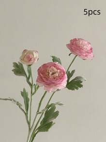 1/3/5/8支人造丝牡丹玫瑰长茎花束，适合家居装饰、房间装饰、婚礼装饰、花瓶装饰、花园装饰、户外装饰、毕业装饰、母亲节礼物 - 彩色 - 查看 19