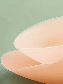 4 peças Capa Silicone para Elevação dos Seios, Bra Invisível, Reutilizável e Sem Alças