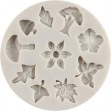 Silicone Fruits Vegetables Mold For Cake Decorating Cupcake Topper Gum Paste Polymer Clay Set Of 3