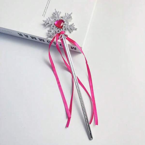 1 Stück Oster-Stern Zauberstab, Feenzauberstab mit glitzerndem Fünfstern, Magie Feenzauberstab für Partyaufführungen