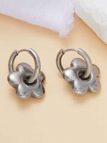 1 对经典不锈钢 Y2K 粗星形耳环防过敏另类哥特朋克前卫耳环，适合女士女孩 - 耳環 - 查看 10