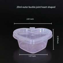 25/50pcs Disposable Sauce Cups With Lids, Takeout Dipping Sauce Containers For Chili, Garlic, Pickles, Passion Fruit Dip