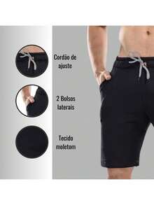 Men's Printed Bermuda Shorts, Stylish, Comfortable, Casual, Stylish, Versatile, New York 28, Cod 605 - màu đen - Xem 8