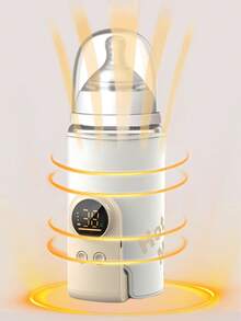 Rechargeable Constant Temperature Milk Bottle Warmer Set, Smart Temperature Control, Portable Breastmilk Warmer For Outdoor And Home Use