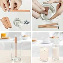 DIY Candle Making Kit, Includes Wax Melting Pot, Candle Wicks, Wick Stickers & Holder, Wick Centering Tool For Scented Candle Making And Wax Crafts