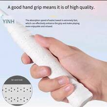 10pcs Tennis Racket Grip Tape - Non-Slip Perforated Surface, Suitable For Tennis Rackets, Tools, Sports Equipment - Multipurpose Sports Tape (10 Sheets) - Ideal Gift For Players, Racket Handle Wrap, High Grip Material, Essential For Fitness Enthusiasts, Vibrant Colors