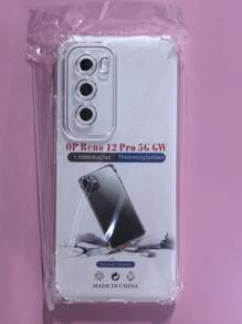 Transparent Four-Corner Anti-Fall Protective Case, Applicable For OPPO/OnePlus Series Smartphones, Transparent Four-Corner Anti-Fall Phone Case, Phone Case, Phone Protective Cover, Phone Shell, Phone Cover, Anti-Drop Phone Case, Transparent Phone Case, Minimalist Phone Case, Solid Color Phone Case, Transparent Phone Case, TPU Anti-Fall Phone Case (Military-Grade Anti-Drop)