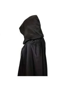 1 件万圣节连帽斗篷，万圣节连帽斗篷女巫服装吸血鬼斗篷巫师长袍角色扮演服装男士，万圣节圣诞斗篷服装派对斗篷