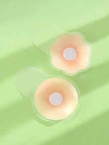 4 peças Capa Silicone para Elevação dos Seios, Bra Invisível, Reutilizável e Sem Alças