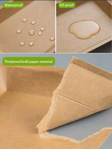 5/10/50pcs Square Paper Plates, Food Trays, Thickened Square Food Containers, Party Snack Serving Plates, Suitable For Barbecue/Snacks/Burgers/Fries/Fried Chicken/Hot Dogs, Celebrations/Parties/Weddings/Birthdays/Restaurants/Hotels/Camping - Multicolor - View 7