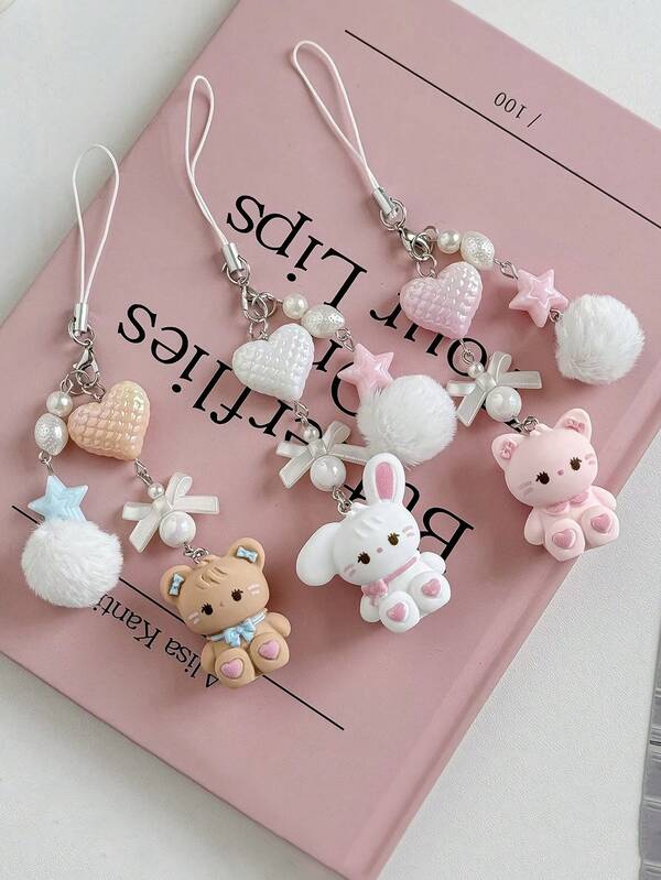 1 قطعة سلسلة هاتف بشكل حيوان كرتوني، سلسلة مفاتيح كاميرا، حبل قصير مضاد للفقدان للنساء، قلادة زخرفية هدية للفتيات، سلسلة مفاتيح لحقيبة السيارة، اكسسوارات سلسلة مفاتيح للحقيبة والحقيبة الظهر، سلسلة مفاتيح مع حامل بطاقة هوية، تميمة حقيبة السيارة، هدايا عيد الميلاد، هدايا للمعلم والصديقة والأخت