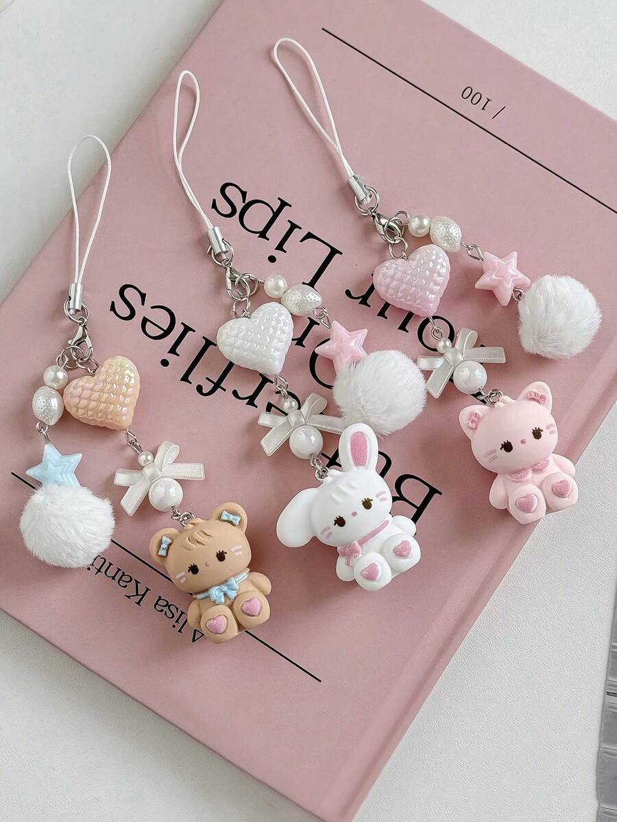 1 قطعة سلسلة هاتف بشكل حيوان كرتوني، سلسلة مفاتيح كاميرا، حبل قصير مضاد للفقدان للنساء، قلادة زخرفية هدية للفتيات، سلسلة مفاتيح لحقيبة السيارة، اكسسوارات سلسلة مفاتيح للحقيبة والحقيبة الظهر، سلسلة مفاتيح مع حامل بطاقة هوية، تميمة حقيبة السيارة، هدايا عيد الميلاد، هدايا للمعلم والصديقة والأخت