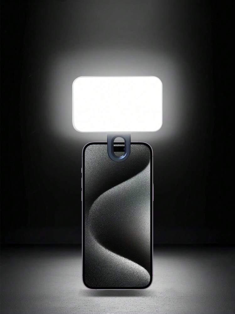 Lumière de selfie portable, éclairage pour vidéoconférence avec pince pour caméra de téléphone, lumière LED amovible pour vidéoconférence, 3 modes d'éclairage, rechargeable, portable, convient aux ordinateurs portables/téléphones/tablettes/appels Zoom/maquillage. Convient aux selfies et à la diffusion en direct, lumière portable