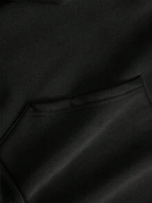 Sudadera con capucha gráfica negra - Sudadera unisex casual de otoño/invierno con impresión Manos sucias, dinero limpio, capucha ajustable con cordón, bolsillo canguro, regalo perfecto para hombres y mujeres, sudadera con capucha - Negro - Ver 7