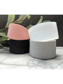 Personalized Name, Silicone Boots, Cups - Accessories Non-Slip Silicone Cup Cover, Suitable For 12-40oz Silicone Cup Cover, Non-Slip Protective Base, Suitable For Valentine's Day, Women, Mother's Day, Thanksgiving, Christmas Holiday Gifts - Female Cup Accessories Water Cup, Bottle Protection Bottom Cover, Cup Accessories