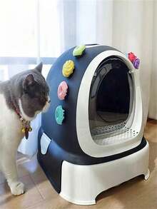 مجموعة 4 قطع من معطر صندوق قطط - يزيل الروائح الكريهة، ينعش الهواء، يترك رائحة منعشة طويلة الأمد في سرير القطط وصندوق الرمل، يهدئ رائحة القطط الحساسة، يخلق بيئة نظيفة وصحية (ألوان عشوائية) - متعدد الألوان - مشاهدة 4