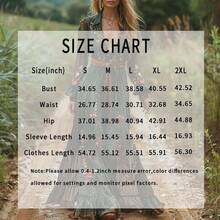 2025 European And American Women's Fashion  Independent Station Long Sleeve Printed Long Dress Shirt Collar Long Dress Vestidos Elegantes Para Fiesta - 綠色 - 查看 4