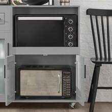 SoBuy Aparador de cozinha com 3 portas e uma gaveta 89 x 40 x 89 cm FSB78-HG PT