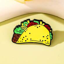 墨西哥卷饼珐琅胸针 时尚装饰胸针 衣领包饰徽章 珠宝礼品 2025 新款秋冬配饰，适合青少年、青年、男士，休闲、户外、运动、度假、毕业礼物、生日、日常佩戴 万圣节配饰 教师节服装配饰 包饰 办公配饰 圣诞节男士礼物 包包别针 - 彩色 - 查看 4
