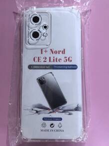 Transparent Four-Corner Anti-Fall Protective Case, Applicable For OPPO/OnePlus Series Smartphones, Transparent Four-Corner Anti-Fall Phone Case, Phone Case, Phone Protective Cover, Phone Shell, Phone Cover, Anti-Drop Phone Case, Transparent Phone Case, Minimalist Phone Case, Solid Color Phone Case, Transparent Phone Case, TPU Anti-Fall Phone Case (Military-Grade Anti-Drop)
