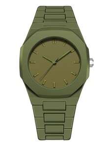 New Men And Women Universal Neutral Square Shell Fashion Business Quartz Watch Men's Watch Women's Watch Hand High-End Women's Watch East Plastic Men's Quartz Watch