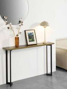 SoBuy FSB50-PF, Console Table Hall Table Side Table End Table Living Room Table Sofa Table, W120 X D20 X H75cm - 棕色 - 查看 1