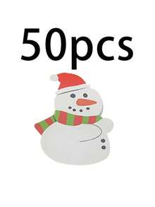 50 Stück/100 Stück Weihnachts-Lutscher-Karten mit winkenden Weihnachtsmännern & Schneemännern zum Basteln, geeignet für Weihnachtsgeschenke, Partyfavors und Klassenzimmeraustausch, Weihnachtsdekoration Weihnachten Weihnachtsdekorationen Weihnachtspyjamas Weihnachtsgeschenke Weihnachtsdekoration