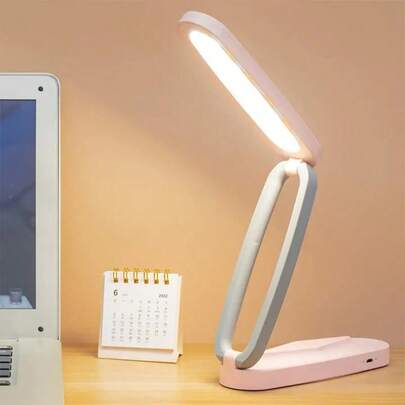1 件可折叠 LED 台灯，3 种亮度和颜色，1200mAh 可充电电池，可调光，护眼阅读灯，便携式台灯，适用于家庭、办公室、旅行