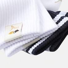 Puma 2 Pairs Unisex Crew Socks - Black and White - View 5
